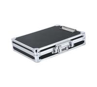 rongweiwang Durable Mini Aluminum Case Toolbox Storing Art Supplies Stationery Easily for Office Outdoor Aluminum Briefcase Combination Lock Painting Stationery Box Brushes