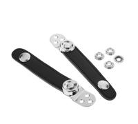 rongweiwang Durable PU Leather Accordion Bellows Strap High Strength Bellows Holder Clasp Straps Adjustable Length Tailored Fit Holder Clasp Straps Accordion, Black, 7cm