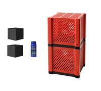 rongweiwang Eco Aquarium Purifier Cube Pure Cube Water Trough Filter For Ponds Filter Natur Horse Water Trough Filter PVC Fish Tank, 2 sets