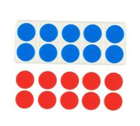 rongweiwang Educational Ten Frame Classroom Set Durable Math Supplies For Interactive Lessons Ten Frames Set Is Made Of Math Manipulatives Counters Games For Kids, 1, 16.5x6.5cm