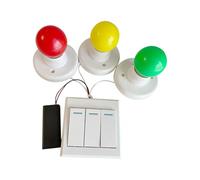 rongweiwang Educational Toddler Busy Board Featuring LED Switch Control Bulbs Lamp Enhancing Interactivity During Play Kids Pretend Educational Electrical LampBusyboard