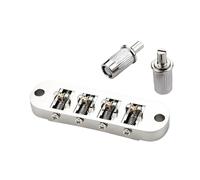 rongweiwang Electric Guitar Bridge Parts High Stability Roller Saddle Suitable For Daily Accessory For Jazz Guitar Jazz Bridge Tailpiece Professional Sturdy