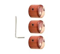 rongweiwang Electric Guitar Volume Knobs Top Hat Knobs Premium Wood Compatible Simple Replacement Guitar Players Durable Enough To Remove And Reinstall Onto Pots Without Breaking