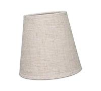 rongweiwang Elegant Fabric Lampshade Living Room Decoration Rustic Brown Hand Crafted Barrel Lampshade For Home Lamp Covers Were Made Linen Fabric Cloth To Produce Warm
