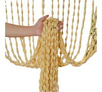 rongweiwang en Bead Curtain For Patio Doors And Qiboyuye en Beaded Door Curtain Polyester Doorway Curtains, Glod
