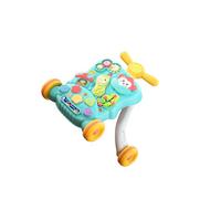 rongweiwang Encourage First Steps with Stand Walkers for Baby Push Walkers Designed for Balance Gaining and Core Strength Activities Multifunction Steps Baby Push Sound Musics, Green, 38x38x38cm