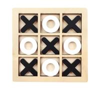 rongweiwang Engaging Table Games Outdoor Picnics Providing Enjoyable Experiences Enhancing Family Through Play Intelligent Puzzle Game Educational Brain Teasers, black and white, 9.8x9.8x0.5cm