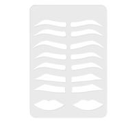 rongweiwang Eyebrow Grooming Stencils Easy Tracing Tools Card Kit For Beginners Makeup Enhancer Easy Tracing. Mix Eyebrow Stencils Suitable For Most Face Shapes. To Choose