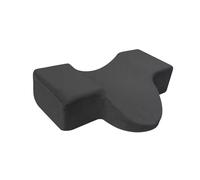 rongweiwang Eyelash Extension Pillow Memory Foam Velvet Pillowcase Provides Best Comfort For Clients Avoiding Head Movement During Eyelash Lengthening Grafting. Ergonomic Curve, Black, 50x32x12cm