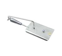 rongweiwang Fishing Planer Heavy Duty Trolling Planer with Water Stabilization Features Supporting Variety of Fishing Activities Diving Board Diver Plate Boards, Silver, 13cm