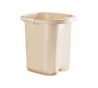 rongweiwang Foot Bath Basin Foot Soaking Tub With Thickened PP Large Enough To Soak Feet Toenails Ankles And Calves Bath Basin Soaking Versatile, White,