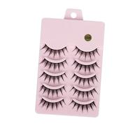 rongweiwang Fun Party Look Costume Makeup Black False Eyelashes Lasting Impressions And Celebrations False Eyelashe Party Handmade Decoration Gifts Dates Fake Lashes Short Volume Fake Eyelashes Girls