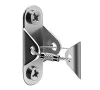 rongweiwang Furniture Anti-fall Lock Stainless Steel Cabinet Cupboard Dresser Anti-tip Fixing Kit Infant Accessories, Sliver