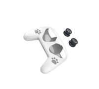 rongweiwang Handle Protective Cover Kit Rocker Hat Plastic Ergonomic Anti-dust Case Clear Skin Game Holder Controler Under Protects Controllers Anti-slip Dustproof Cat Paw Skin Cover Compatible