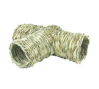 rongweiwang Handwoven Pet Rabbit Hamster Nest Habitat House Creating Cozy Play Spaces Hamster Tunnel Pet Training Interactive Fun Toy Rats Puppy Kitten Rabbit Play Tunnel Bored Tubes