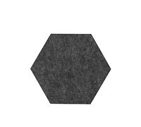 rongweiwang Hexagon Message Board Soft Wall Decor Thickened Cork Bulletin Boards Blackboard Office kindergarten Nursery Ornaments, Gray