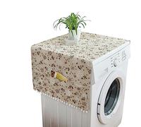 rongweiwang Home Stylish And Dust-Free With Machine Washable Dust Cover Polyester Machine Cover Refrigerator Washing Double, gray dandelions,1, 70 * 170cm