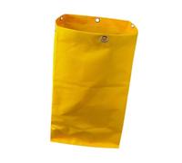 rongweiwang Housekeeping Janitorial Cleaning Carts Bag Waterproof Thickened Oxford Cloth Combine Strength and Style in Cleaning Routine Carts Bag for Collecting Trash Clothing, Yellow, 72x25x35cm