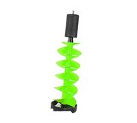 rongweiwang Ice Drill Auger Heavy Duty Ice Fishing Burrowing Tool Designed for Ongoing Durability While Engaging Oceans Sea Fishing Oceans Sea Lakes Rivers, Green, 75cm