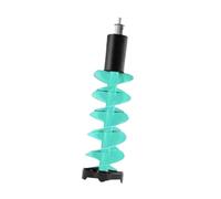 rongweiwang Ice Fishing Burrowing Auger Aluminum Alloy Efficient Tool Designed for Effective Ice Cutting Solutions Oceans Sea Fishing Lakes Rivers, Blue Float, 75cm