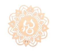 rongweiwang Indian Sacred Geometry Wood Art Intricate Wall Sculpture Enhances Meditation Room Aesthetic Meditation Space Wall Ornament Bohemian Ethnic Morrocan Indian Art, Style A