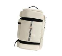 rongweiwang Innovative Ski Backpack Multitasking Ski Boot Bag Large Capacity Travel Outdoor Sports Activities Clothes Backpack Boot Bag Travel Outdoor Sports, Beige, 60 x34 x27 cm