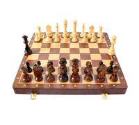 rongweiwang International Chess Set With Storage Case Includes Handcrafted Rosewood Pieces Gift For Chess Lovers Kids And Adults Board Game Sets Games Battle Table Classic