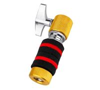 rongweiwang Jazz Drum Hi Hat Clutch Premium Quick Release Sturdy Drum Holder Easy Install Percussion Accessories Making Easy To Install And Percussion, gold, Height:7.5cm