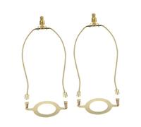 rongweiwang Lamp Shade Holder With Adjustable Support Tool And Detachable Harp In Restaurants Offices Kitchens Can Long Time. Lampshade Brackets Table Floor Light Fitting Harp, Gold, 20.3cm