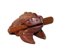 rongweiwang Latin Music Instrument With Guiro Portable Small Percussion Shaker Important Component For Fun Musical Gatherings Band Accompaniment Musical Training Tool Portable, 7x7cm