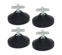 rongweiwang Leveling Kit Bumper Adjustable Foot Part Components Soccer Table Pool Football Small Table Leg Legs Support All Scenarios Soccer Part Accessories Corner Caps