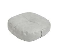 rongweiwang Lightweight And Comfortable Round Floor Pillow Small Seating Cushion Bed Chair Indoor Outdoor Relaxation Meditation Cushion Floor Seating Bedroom Office, Light Gray