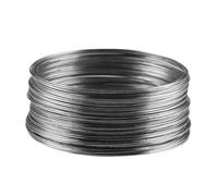 rongweiwang Memory Beading Wire For Bracelet Necklace Making With 50 Loops Jewelry Wire Versatile DIY Crafts For Bead Projects Memory Steel Earrings DIY Crafts Cuff Bangle, Gray Black