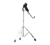 rongweiwang Metal African Drum Holder Rack Easy Disassembly Portable Stand Stylish For Performers Adjustable Drum Stand Ranges In Height 70-100cm. Metal AntiSlip Portable