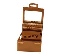 rongweiwang Metal Index Storage Box Scale Marking Clear Provides Quick Access To Drill Bits Enhancing Productivity Drill Bit Index Case Metal Case Sturdy Organizer , 1 to 13mm