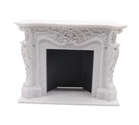 rongweiwang Miniature Fireplace Is Exceptional Addition To 1/12 Dollhouse Miniature Fireplace Model Raising Appeal Of Home Decor And Room Boxes Diorama DIY Scene Sand Table Layout Decoration
