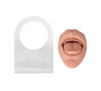 rongweiwang Mouth Tongues Display Featuring Realistic 3D Silicone Tongue Model Supporting Jewelry And Teaching Functions Piercing Practice Body Parts For Jewelry Display