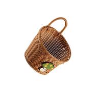 rongweiwang Multi Function Woven Wall Basket Decorative Storage Basket Organizing Fruits Vegetables Toys Towels Keys Farmhouse Bin Woven Wall Vegetables Fruits