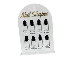 rongweiwang Nail Art Display Board Easily Showcases Beautiful Nail Art While Enhancing Any Salon Or Personal Setup False Tip Showing Holder Accessory, Style A
