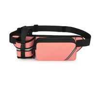 rongweiwang Oxford Waterproof Bag Hiking Waist with Stay Water Bottle and Pack Convenient Hydration Pack Water for Hikers Runners, Pink