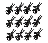 rongweiwang Pack Of 12 HO Scale Coupler Hooks For Model Trains Realistic Modifications Model Train Knuckle Couplers Are Made Of Metal Materials To Long Life And Withstand Regular , black , M