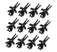 rongweiwang Pack Of 12 HO Scale Coupler Hooks For Model Trains Realistic Modifications Model Train Knuckle Couplers Are Made Of Metal Materials To Long Life And Withstand Regular , black , L