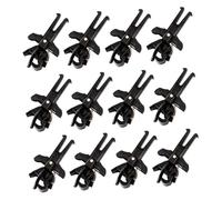 rongweiwang Pack Of 12 HO Scale Coupler Hooks For Model Trains Realistic Modifications Model Train Knuckle Couplers Are Made Of Metal Materials To Long Life And Withstand Regular , black , S