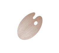 rongweiwang Paint Pallets Adults Kids Beginners Art Students Versatile and Every Product Sue Time for Creative Expression Wooden Paint Color Mixing Tray Oil Palette