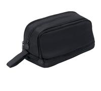 rongweiwang Pencil Case, Large Capacity Stylish Pencil Pouch for School Office Organization Aesthetic Makeup Bag for Women Girls Cute Stationery Holder (Black)