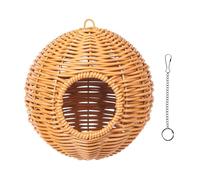 rongweiwang Perch Stand Bird Hammock Nest Elegant Handwoven For Parrots Easy Clean And Maintenance Friendly Nest Is Small To Medium Sized Birds Such As Budgerigars And Finches
