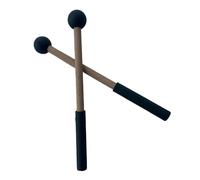 rongweiwang Percussion Instrument Accessories Marimba Mallet Premium Felt Provide Good Touching Durable For Musical Xylophone Xylophone Drumsticks Silicone Head Wooden Handle, Black, 20.9cm