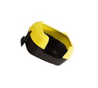 rongweiwang Pet Bedpan Tray With Frame Offers High Sided Reducing Litter Mess While Providing Safe Space For Indoor Cats Cat Litter Tray Cat Toilet Pet Indoor Kitty, yellow and black, 48x24.7x28.7cm