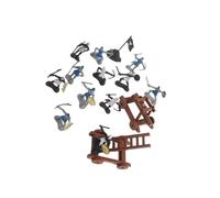 rongweiwang Plastic Medieval Ancient Soldier Model Toy Set Super Non-toxic Environmental-friendly Toys For Group Play Men Toys Knight Figures Small Soldiers Props