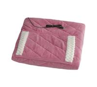 rongweiwang Portable Electric Blanket Heating Pad Heated Blanket with Pocket Fast-Heating for Office Lunch Break Washable Polyester, Pink, 60x80cm